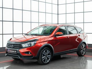 2019 Lada (ВАЗ) Vesta SW Cross I, красный, 879000 рублей, вид 1