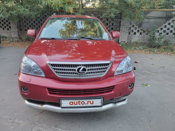 2008 Lexus RX 400h II Рестайлинг, красный, 1590000 рублей - вид 1