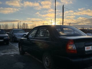 2006 Hyundai Accent ТагАЗ II, чёрный, 400000 рублей, вид 5