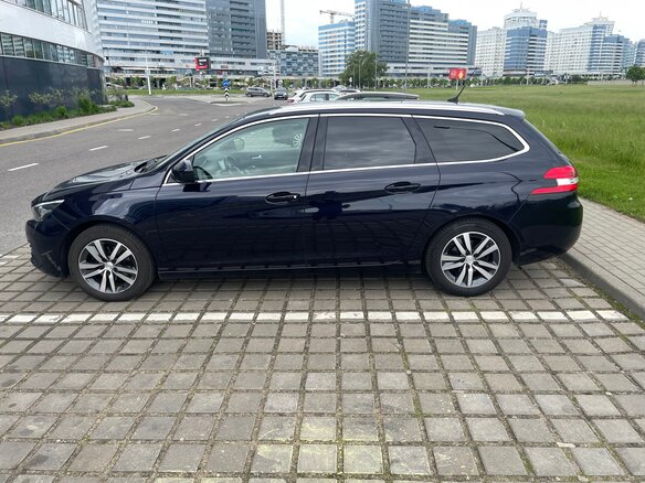 2019 Peugeot 308 II Рестайлинг, синий, 1100000 рублей - вид 7