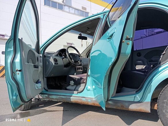 2004 Chevrolet Aveo I, зелёный, 300000 рублей - вид 9