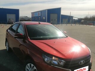 2017 Lada (ВАЗ) Vesta I, красный, 700000 рублей, вид 2