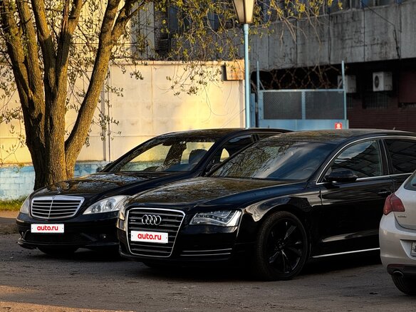 2010 Audi A8 Long III (D4), чёрный, 1250000 рублей - вид 1