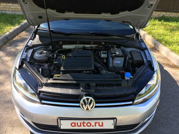 2014 Volkswagen Golf VII, серебристый - вид 12