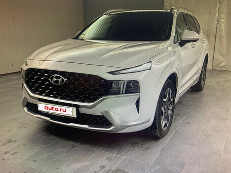 2021 Hyundai Santa Fe IV Рестайлинг, белый, 4860000 рублей, вид 2