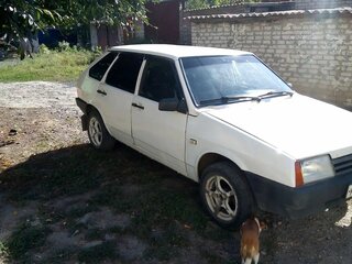 1998 Lada (ВАЗ) 2109, белый, 60000 рублей, вид 1