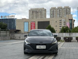 2022 Hyundai Elantra VII (CN7), чёрный, 1430000 рублей, вид 2