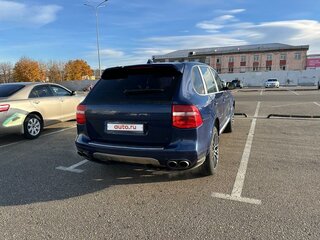 2008 Porsche Cayenne S I Рестайлинг (957), синий, 1350000 рублей, вид 4