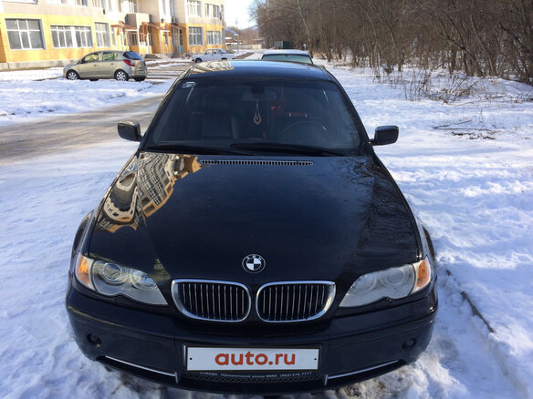 2002 BMW 3 серии 330i IV (E46) Рестайлинг, чёрный - вид 4