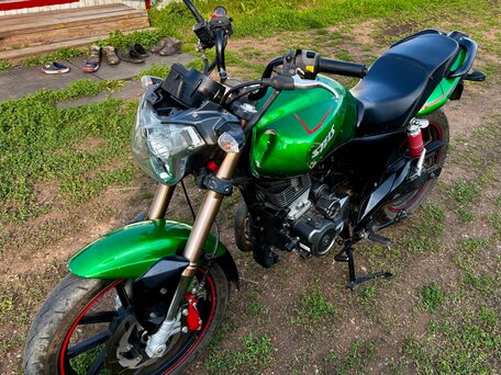 2012 Stels Flame 200, зелёный, 78000 рублей, вид 5