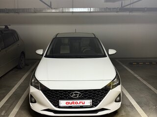2021 Hyundai Solaris II Рестайлинг, белый, 1570000 рублей, вид 1