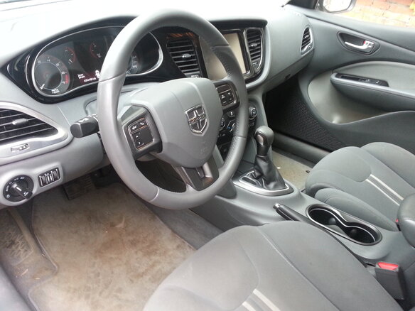 2013 Dodge Dart PF, серый - вид 7
