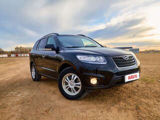 2012 Hyundai Santa Fe II Рестайлинг, чёрный, 1350000 рублей, вид 4