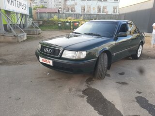 1991 Audi 100 IV (C4), зелёный, 370000 рублей, вид 1
