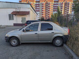 2014 Renault Logan I Рестайлинг, бежевый, 425000 рублей, вид 3