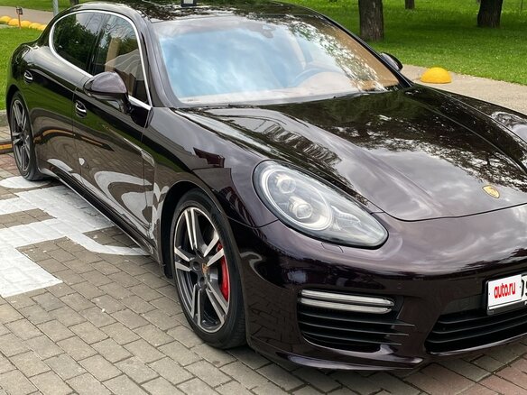 2013 Porsche Panamera Turbo Executive I Рестайлинг, фиолетовый, 3120000 рублей - вид 3