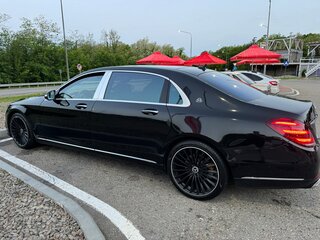 2017 Mercedes-Benz Maybach S-Класс 450 I (X222) Рестайлинг, чёрный, 3000000 рублей, вид 2