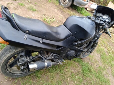 1992 Kawasaki ZZR 400, чёрный, 110000 рублей, вид 1