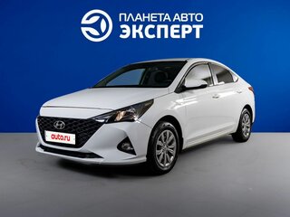 2020 Hyundai Solaris II Рестайлинг, белый, 1430000 рублей, вид 3