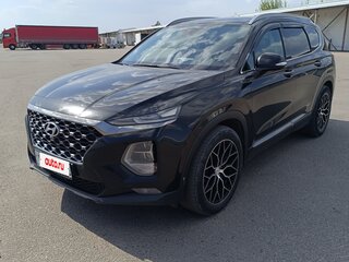2019 Hyundai Santa Fe IV, чёрный, 3200000 рублей, вид 1