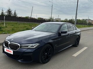 2020 BMW 5 серии 540i xDrive VII (G30/G31/G38) Рестайлинг, синий, 6890000 рублей, вид 1