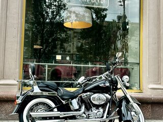 2013 Harley-Davidson Softail Deluxe, чёрный, 1801000 рублей, вид 1