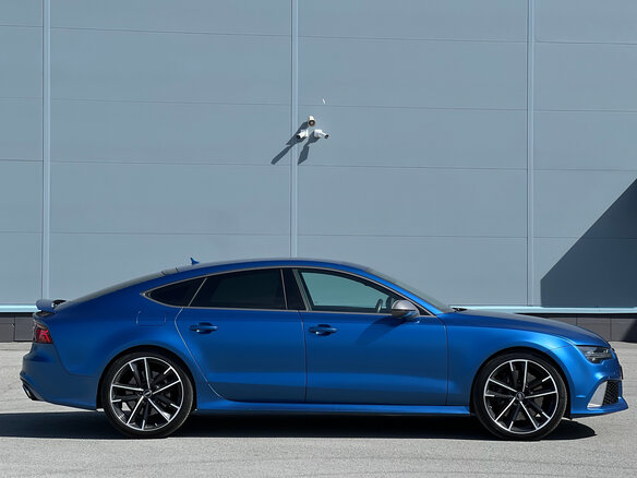 2016 Audi RS 7 performance I (4G) Рестайлинг, синий - вид 2