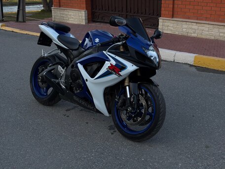 2007 Suzuki GSX-R 600, синий, 630000 рублей, вид 3