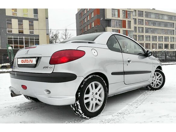 2003 Peugeot 206, серебристый - вид 2