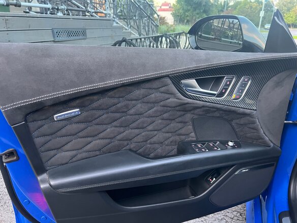 2015 Audi A7 I (4G) Рестайлинг, синий, 4600000 рублей - вид 16