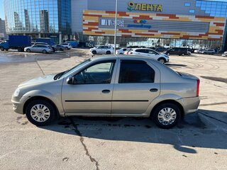 2011 Renault Logan I Рестайлинг, бежевый, 350000 рублей, вид 4