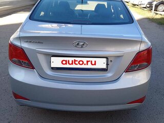 2016 Hyundai Solaris I Рестайлинг, серебристый, 1080000 рублей, вид 5