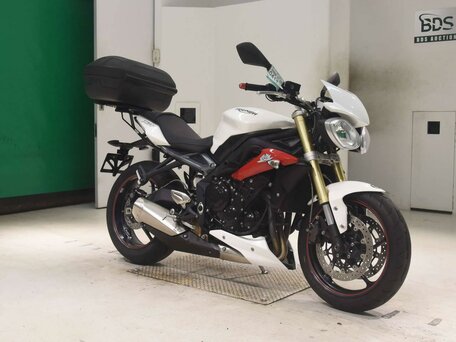 2017 Triumph Street Triple, белый, 695000 рублей, вид 3