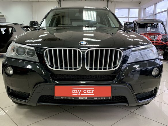 2011 BMW X3 28i xDrive II (F25), чёрный - вид 1