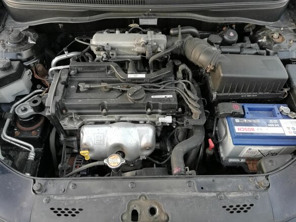 2011 Kia Rio II Рестайлинг, чёрный - вид 9