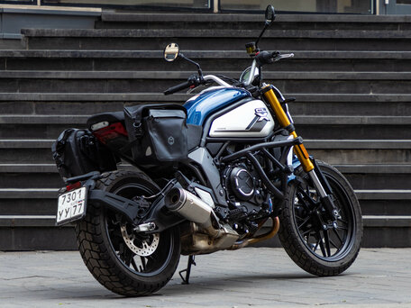 2022 CFMoto 700CL-X Heritage, синий, 599000 рублей, вид 5