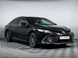 2021 Toyota Camry VIII (XV70) Рестайлинг, чёрный, 3159000 рублей, вид 3