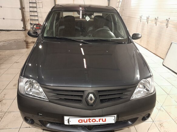 2008 Renault Logan I, серый, 490000 рублей