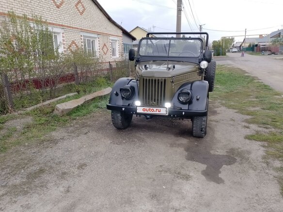 1972 ГАЗ 69, зелёный - вид 1