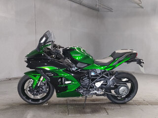 2018 Kawasaki Ninja H2 SX, зелёный, 1600000 рублей, вид 2