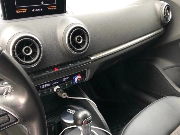 2014 Audi A3 III (8V), синий, 1430000 рублей - вид 8