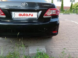 2012 Toyota Corolla X (E140, E150) Рестайлинг, чёрный, 550000 рублей, вид 3