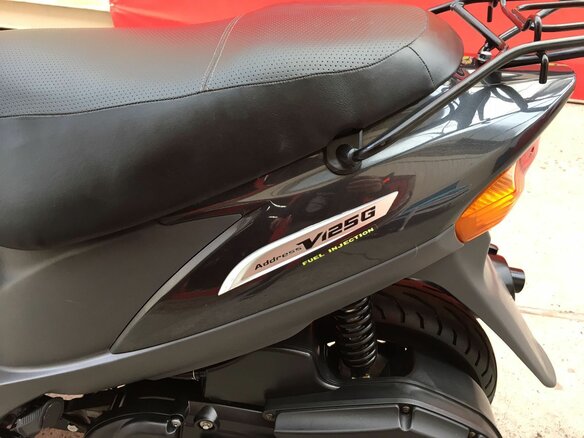 2008 Suzuki Address 125, чёрный, 140000 рублей - вид 6