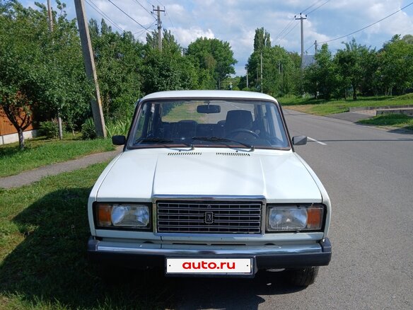 1997 Lada (ВАЗ) 2107, белый, 170000 рублей