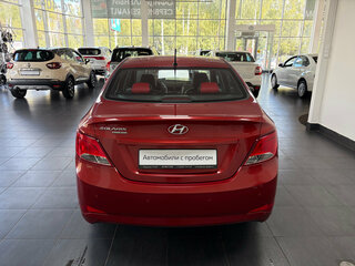 2016 Hyundai Solaris I Рестайлинг, красный, 1198000 рублей, вид 4