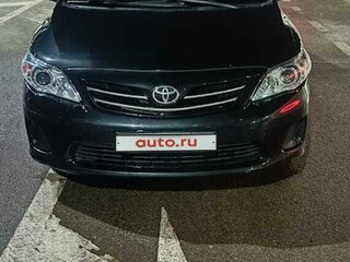 2013 Toyota Corolla X (E140, E150) Рестайлинг, чёрный, 920000 рублей, вид 3