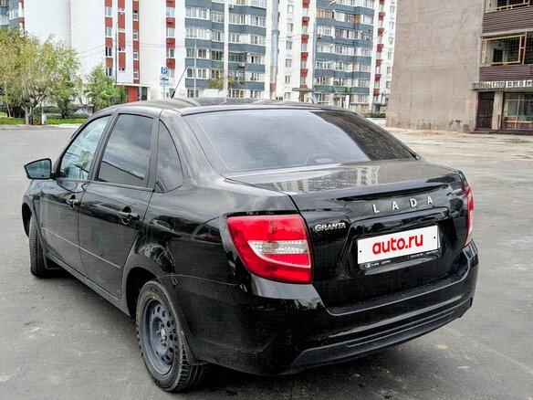2024 Lada (ВАЗ) Granta I Рестайлинг, чёрный, 659000 рублей - вид 3