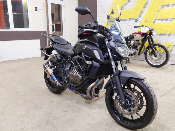 2019 Yamaha MT-07 (FZ-07), чёрный, 645000 рублей