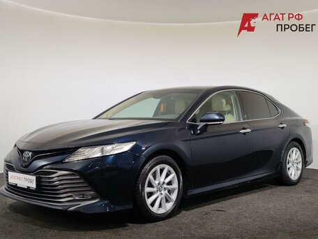 2018 Toyota Camry VIII (XV70), синий, 3090000 рублей, вид 1