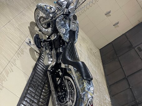 2007 Harley-Davidson Heritage, чёрный, 1800000 рублей, вид 3